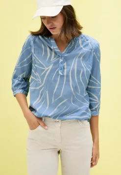 Blouse met printmix