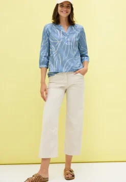 Blouse met printmix