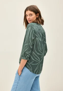Blouse met printmix