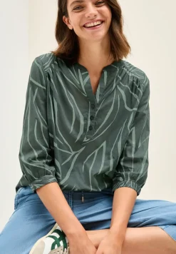 Blouse met printmix