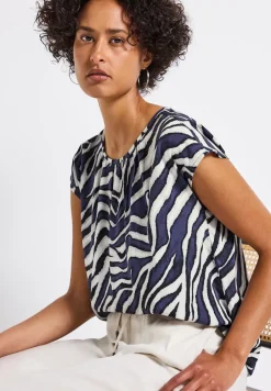 Blouse met rimpels