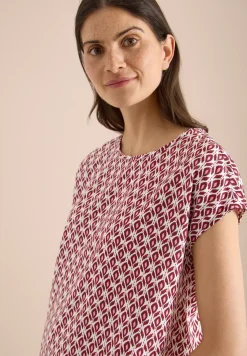 Blouse met ronde hals
