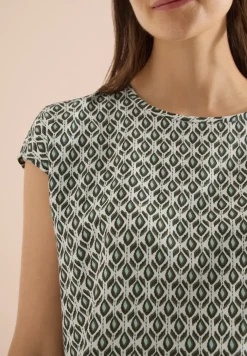 Blouse met ronde hals