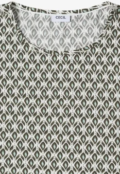Blouse met ronde hals