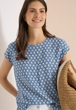 Blouse met ronde hals