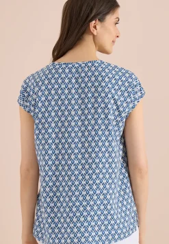 Blouse met ronde hals