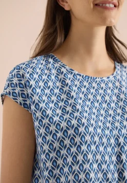 Blouse met ronde hals