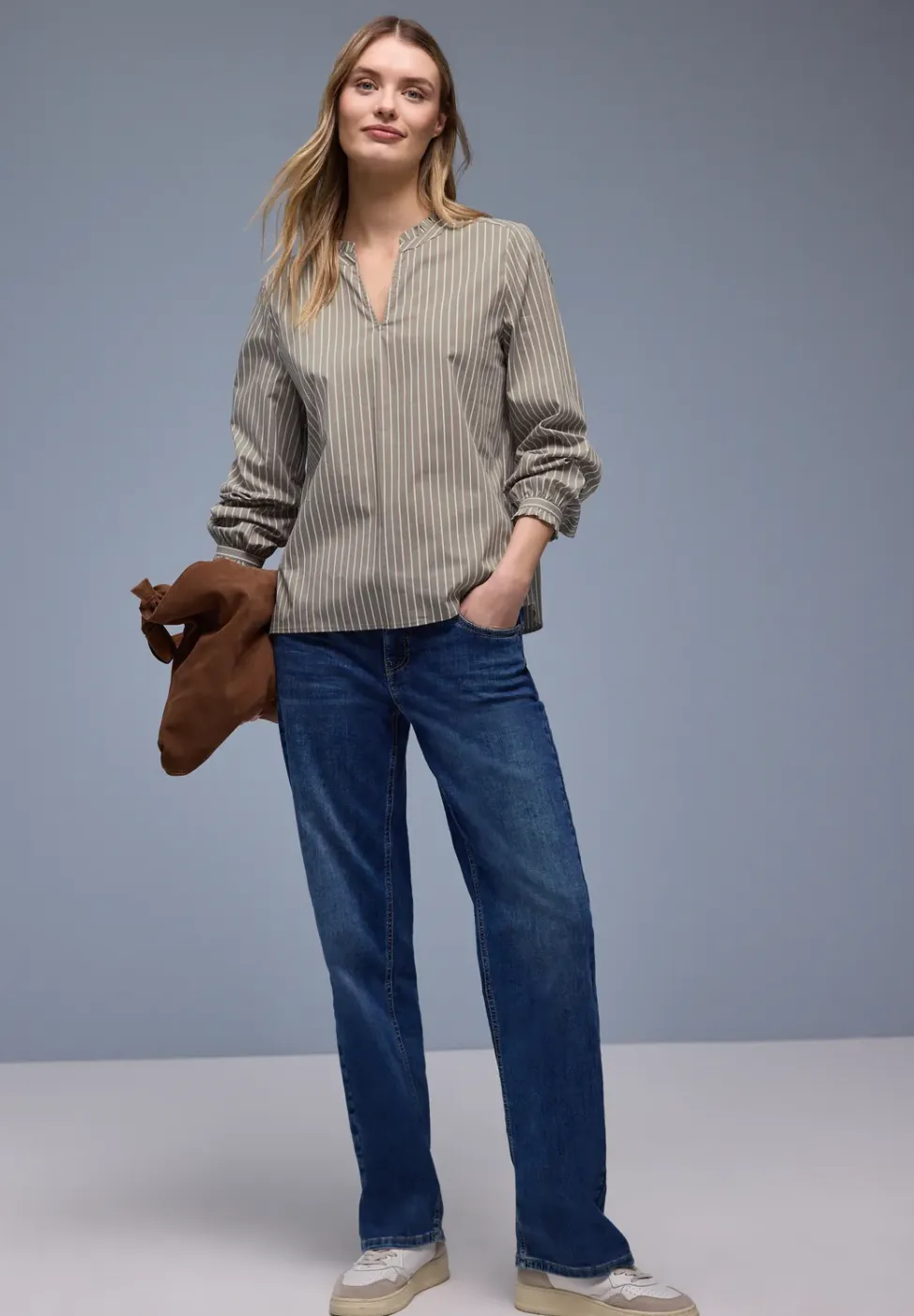 Blouse met ruches
