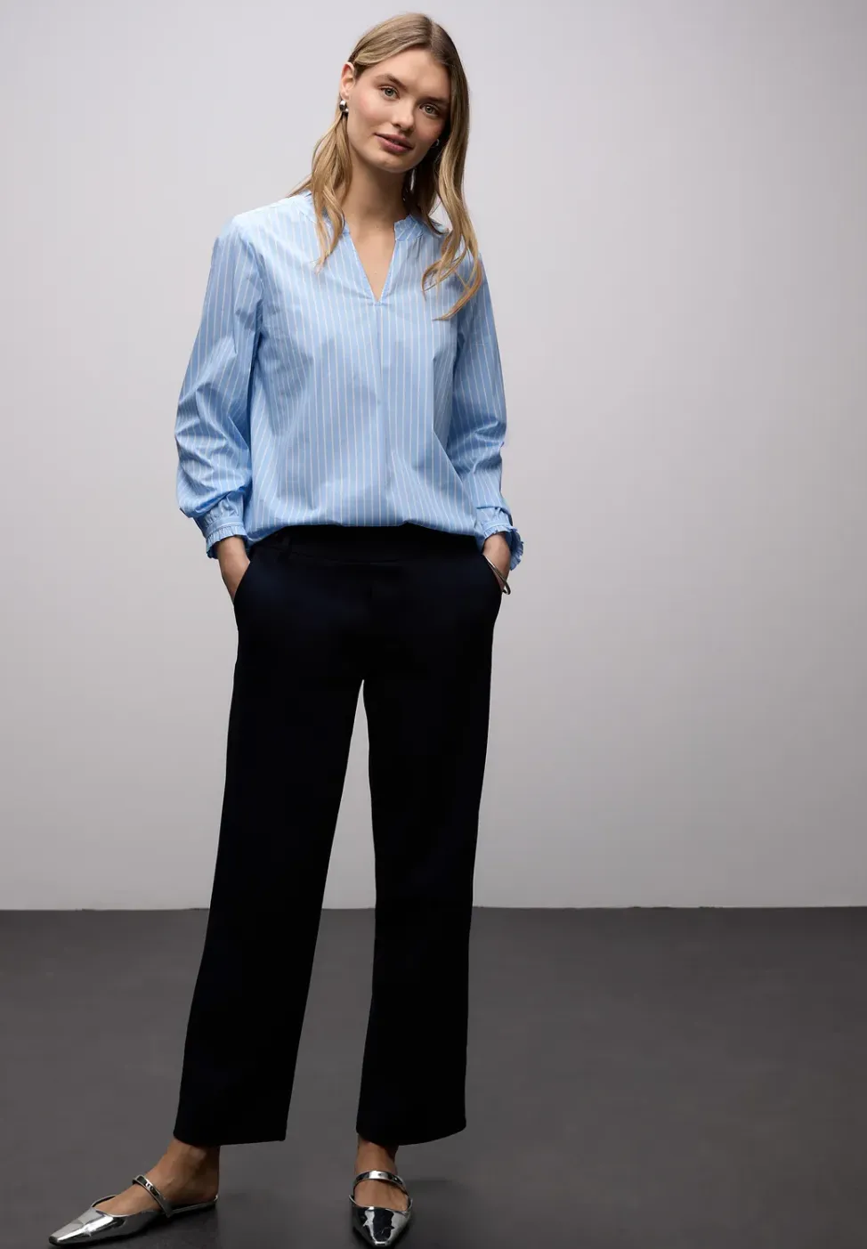 Blouse met ruches