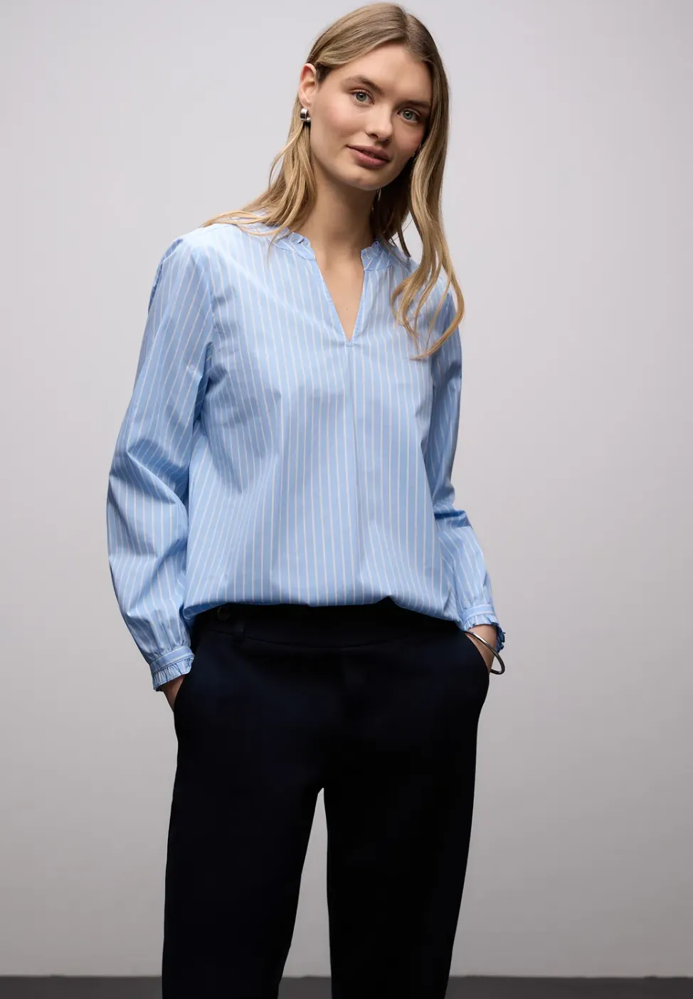 Blouse met ruches