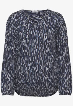 Blouse met smokdetail