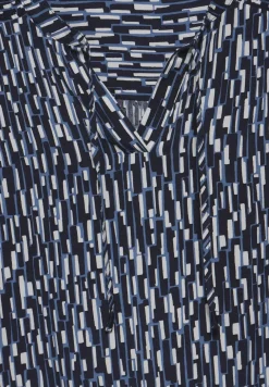 Blouse met smokdetail