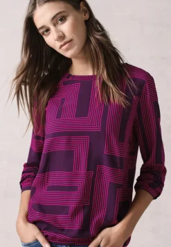 Blouse met smokdetail