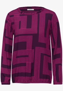 Blouse met smokdetail