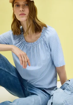 Blouse met Stretch kraag