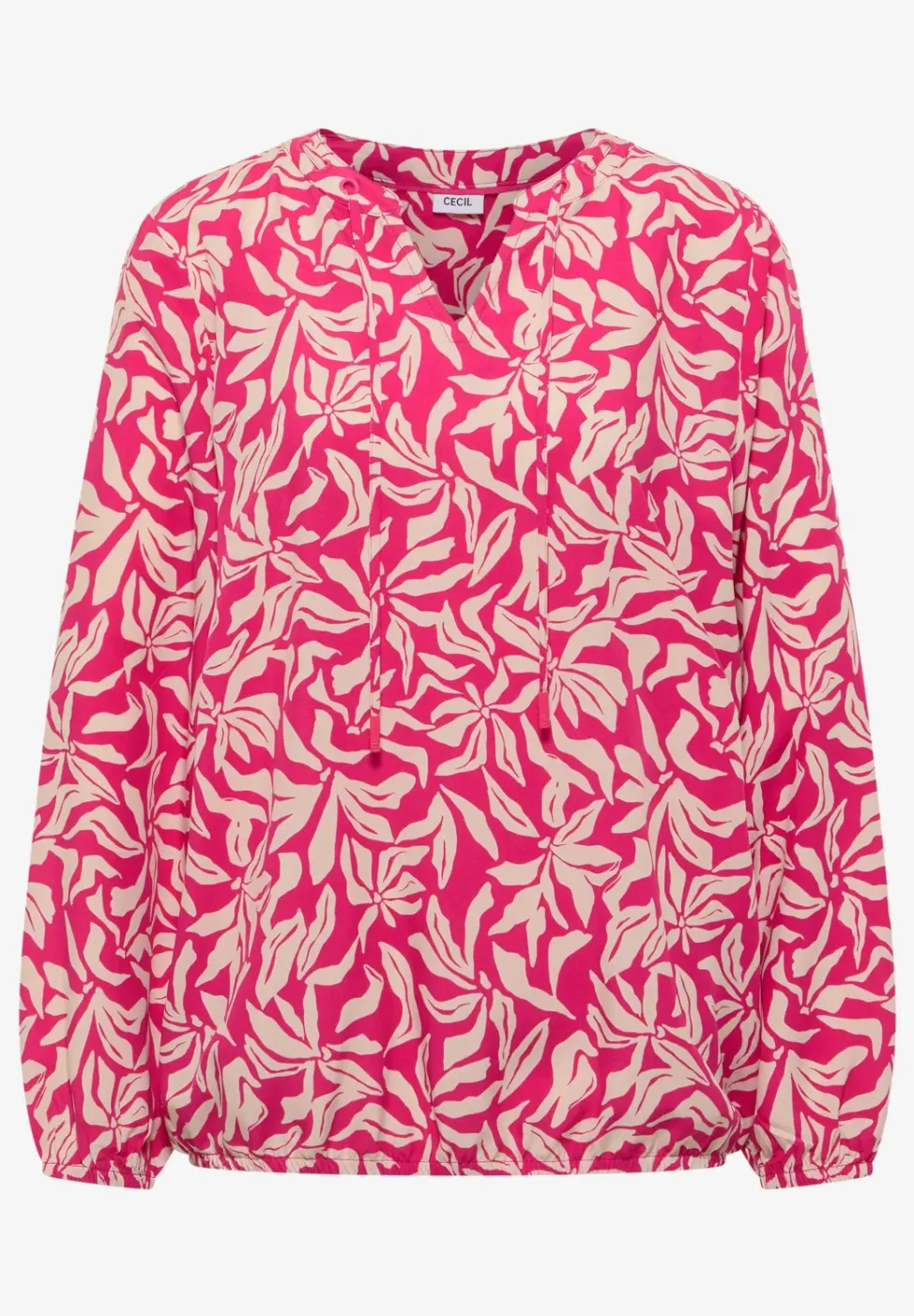 Blouse met touwtjes