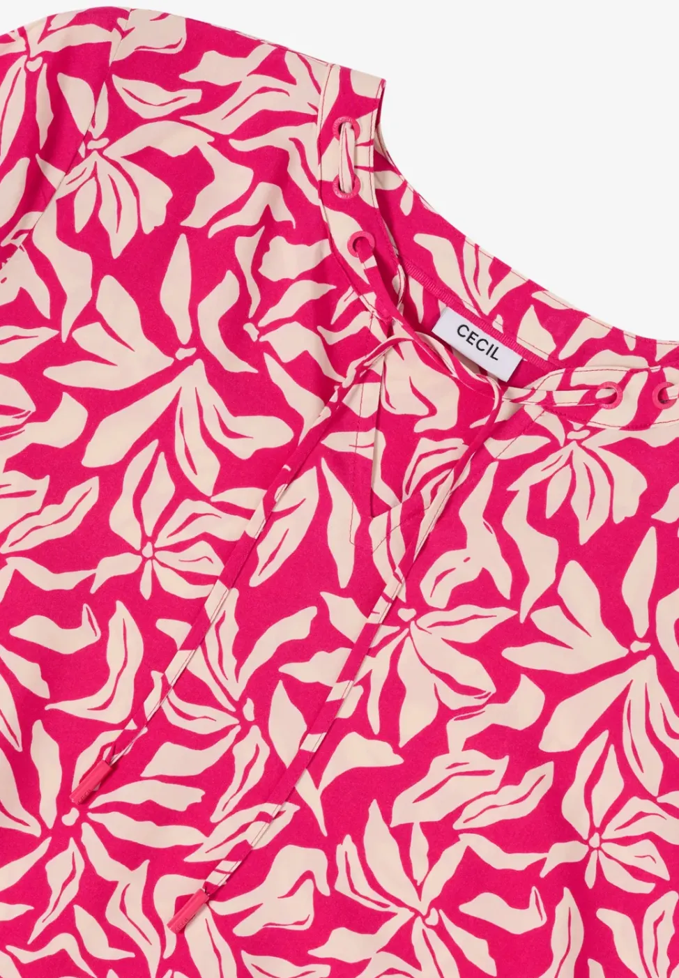 Blouse met touwtjes
