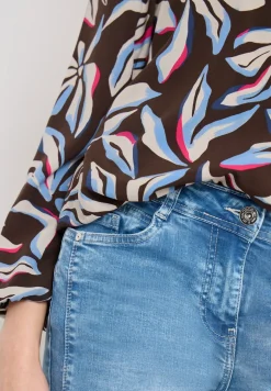 Blouse met touwtjes