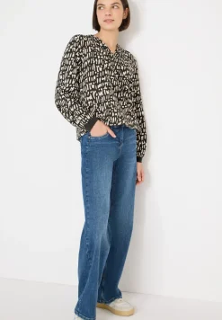 Blouse met trekkoord