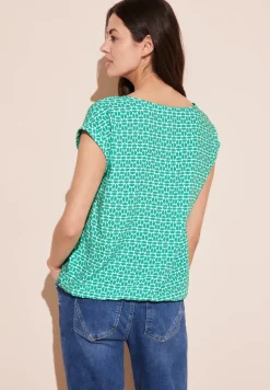 Blouse met V-hals