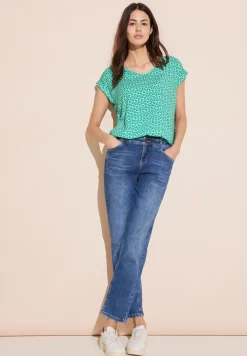 Blouse met V-hals