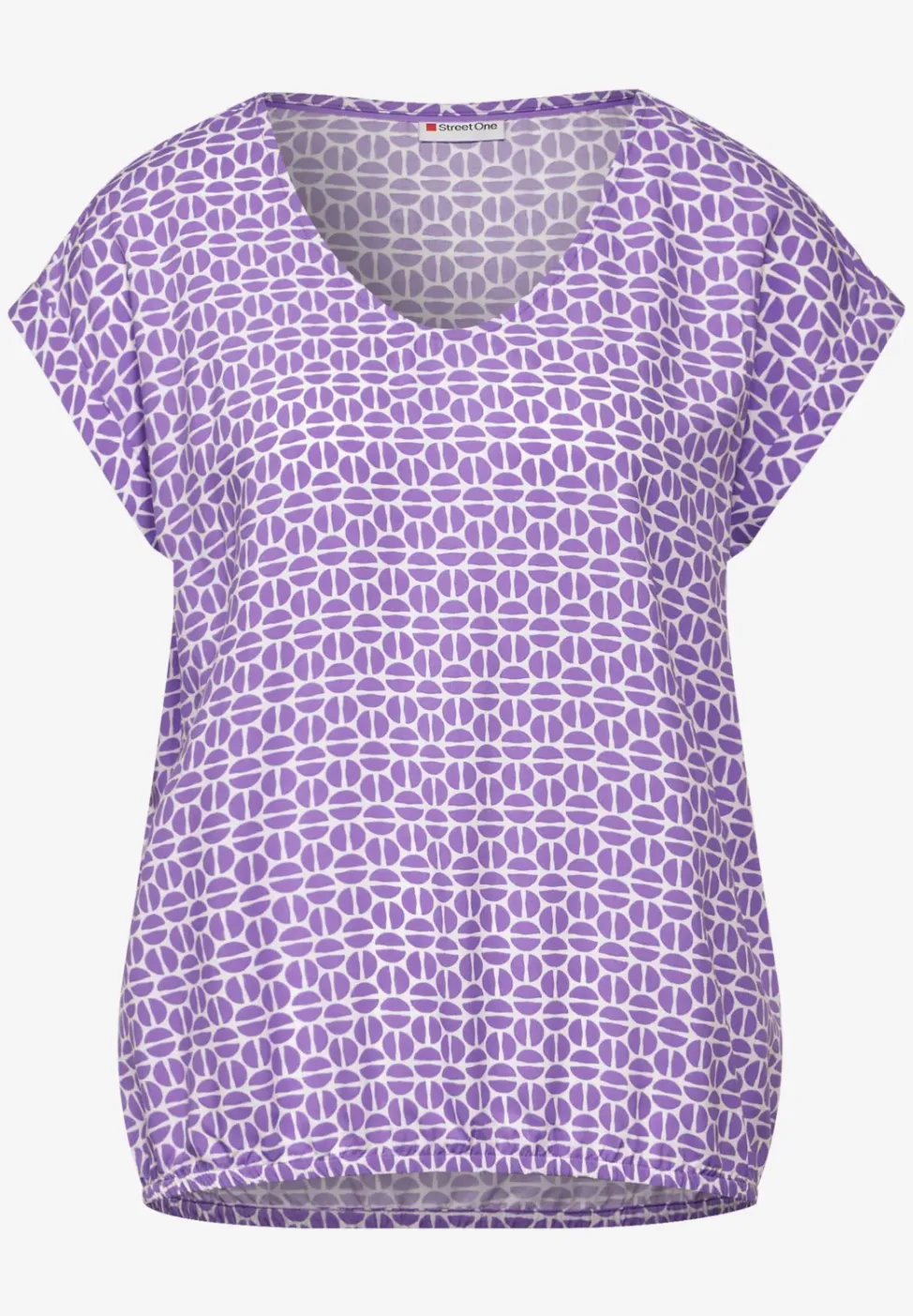Blouse met V-hals