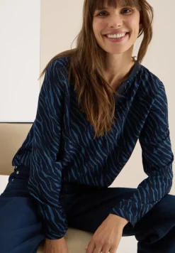 Blouse met zebraprint