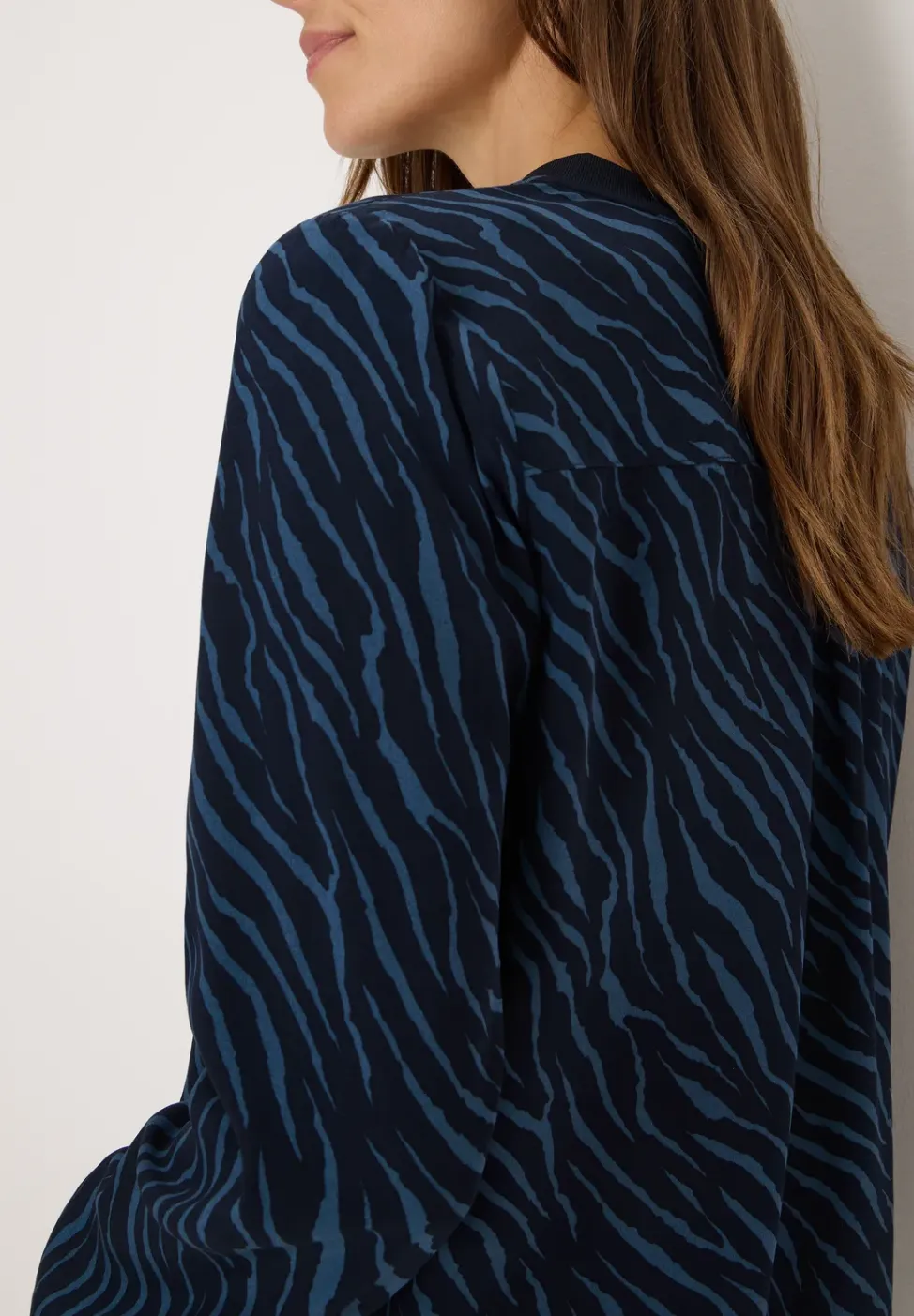 Blouse met zebraprint