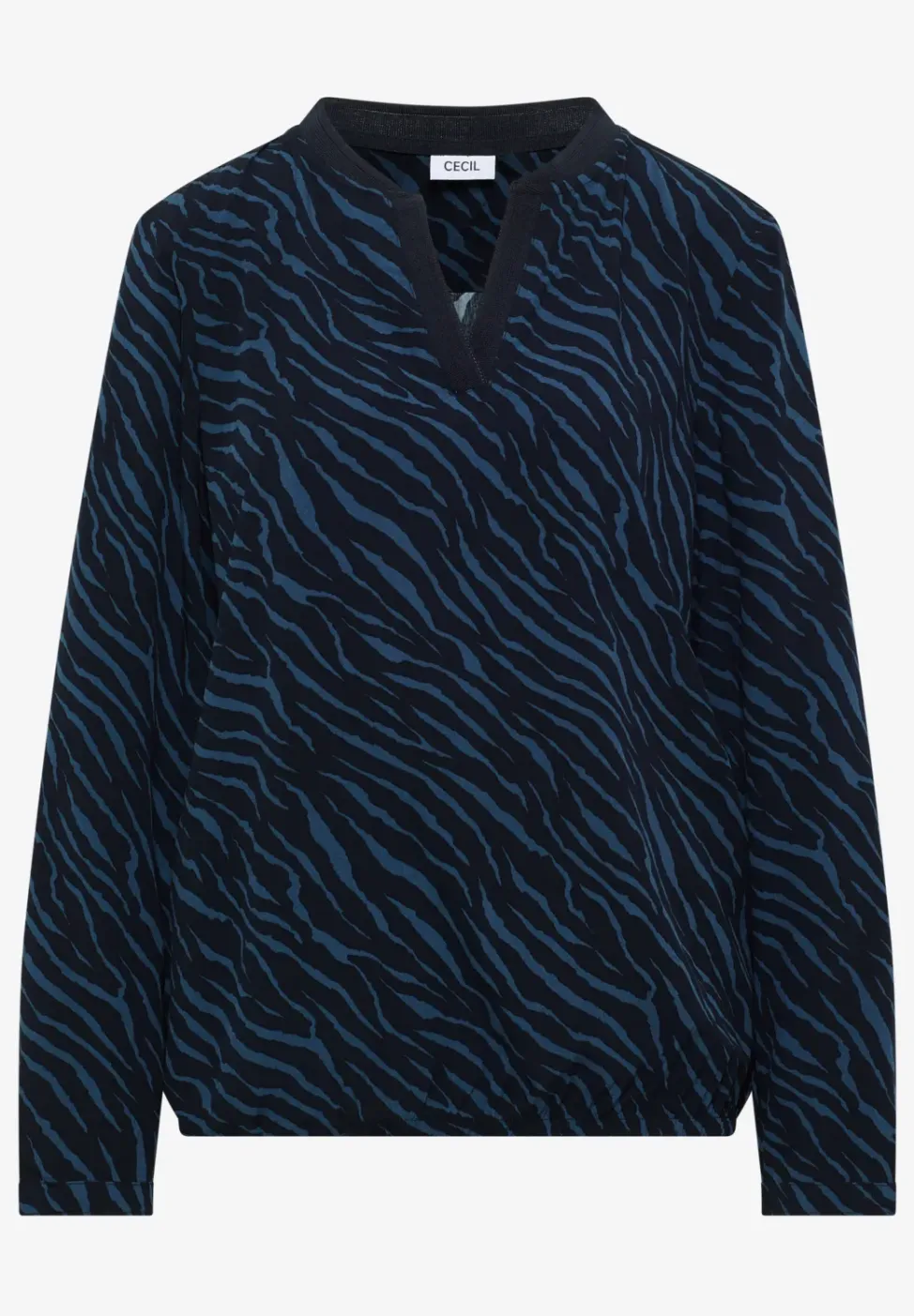 Blouse met zebraprint