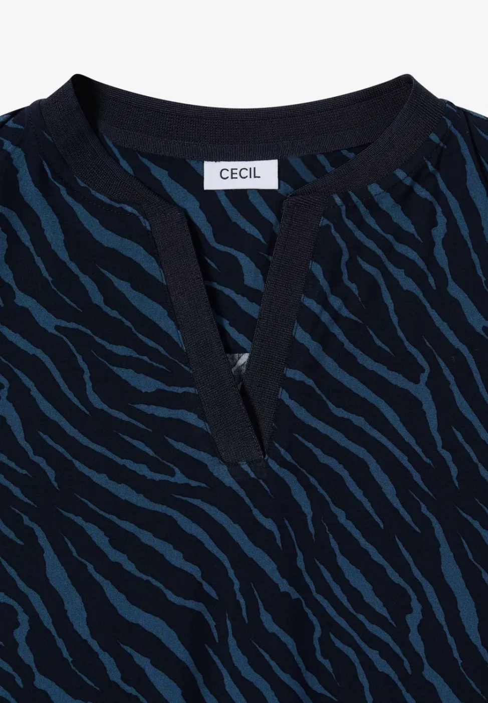 Blouse met zebraprint