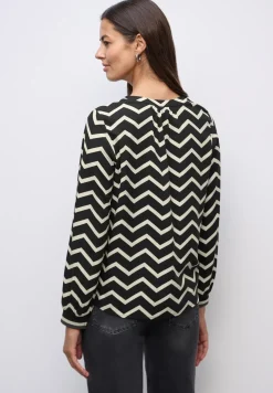 Blouse met zigzagpatroon