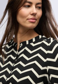 Blouse met zigzagpatroon