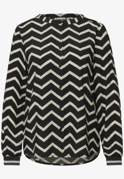 Blouse met zigzagpatroon