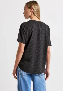 Blouse shirt met omslag