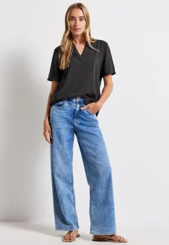 Blouse shirt met omslag