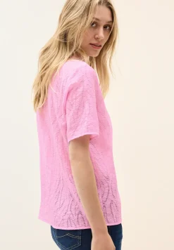 Blouse shirt met textuur