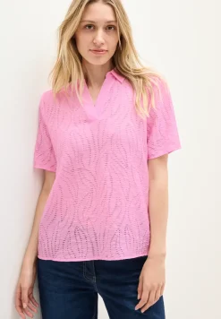 Blouse shirt met textuur