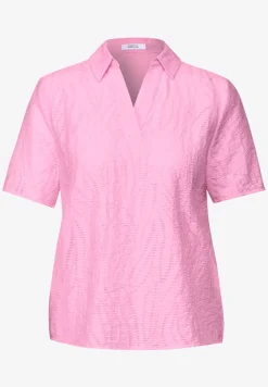 Blouse shirt met textuur