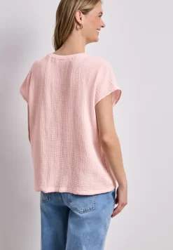 Blouse shirt van mousseline