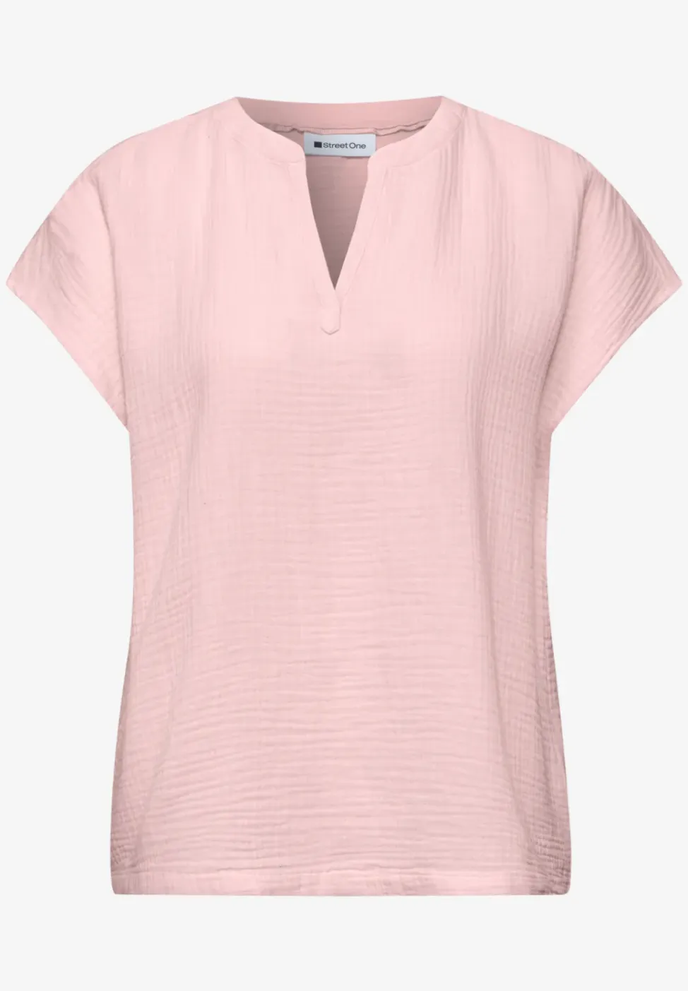Blouse shirt van mousseline