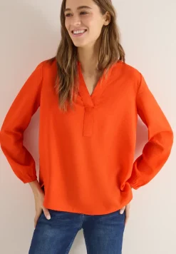 Blouse in effen kleur