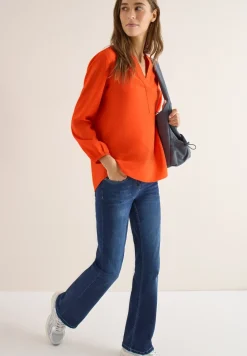 Blouse in effen kleur