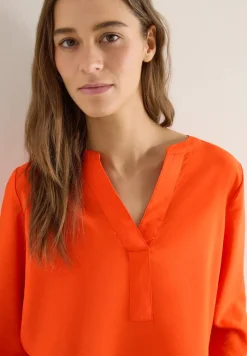 Blouse in effen kleur