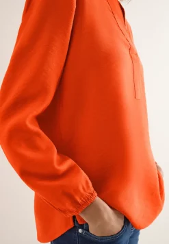 Blouse in effen kleur