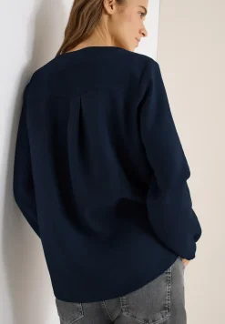 Blouse in effen kleur