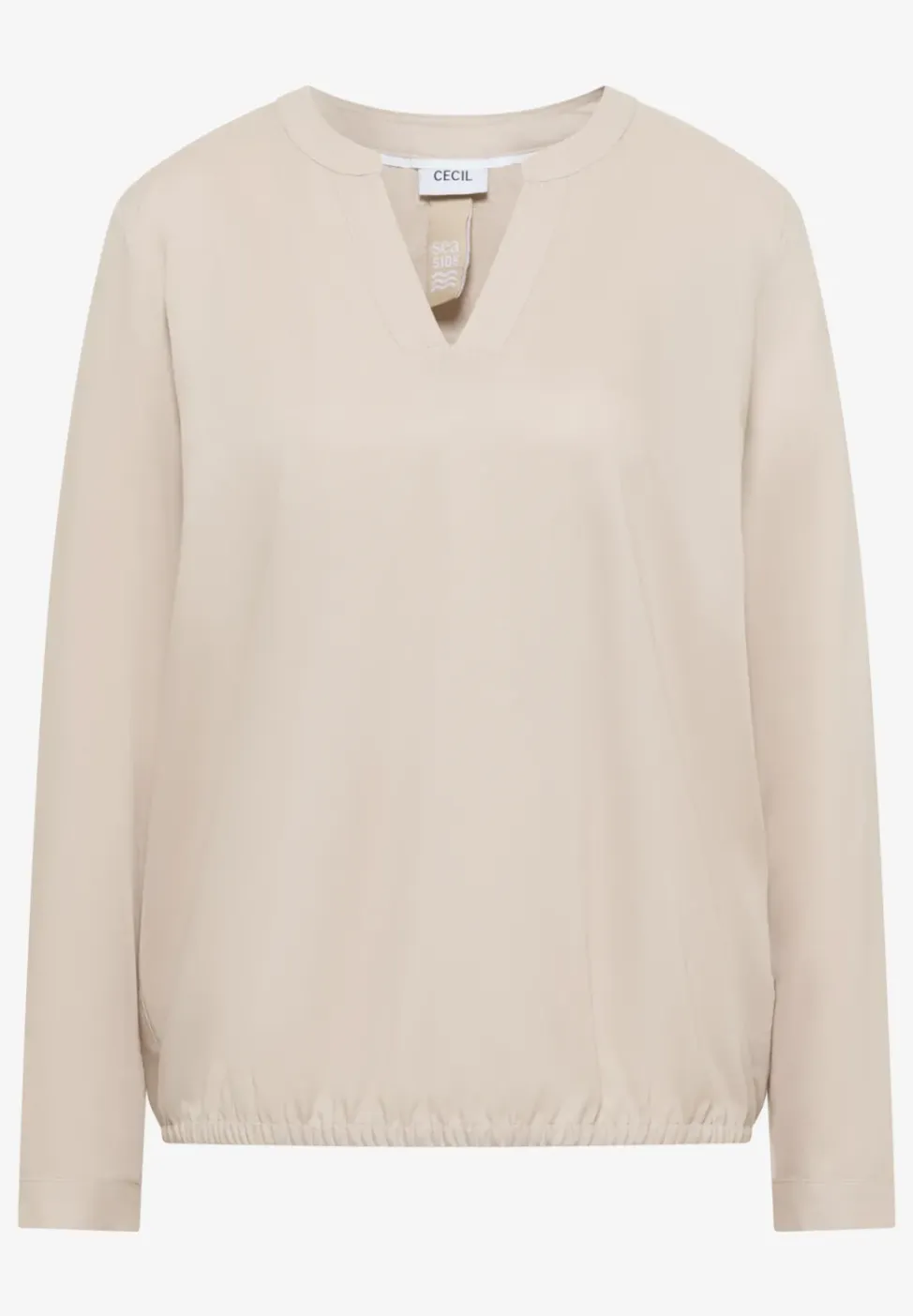 Blouse in effen kleur