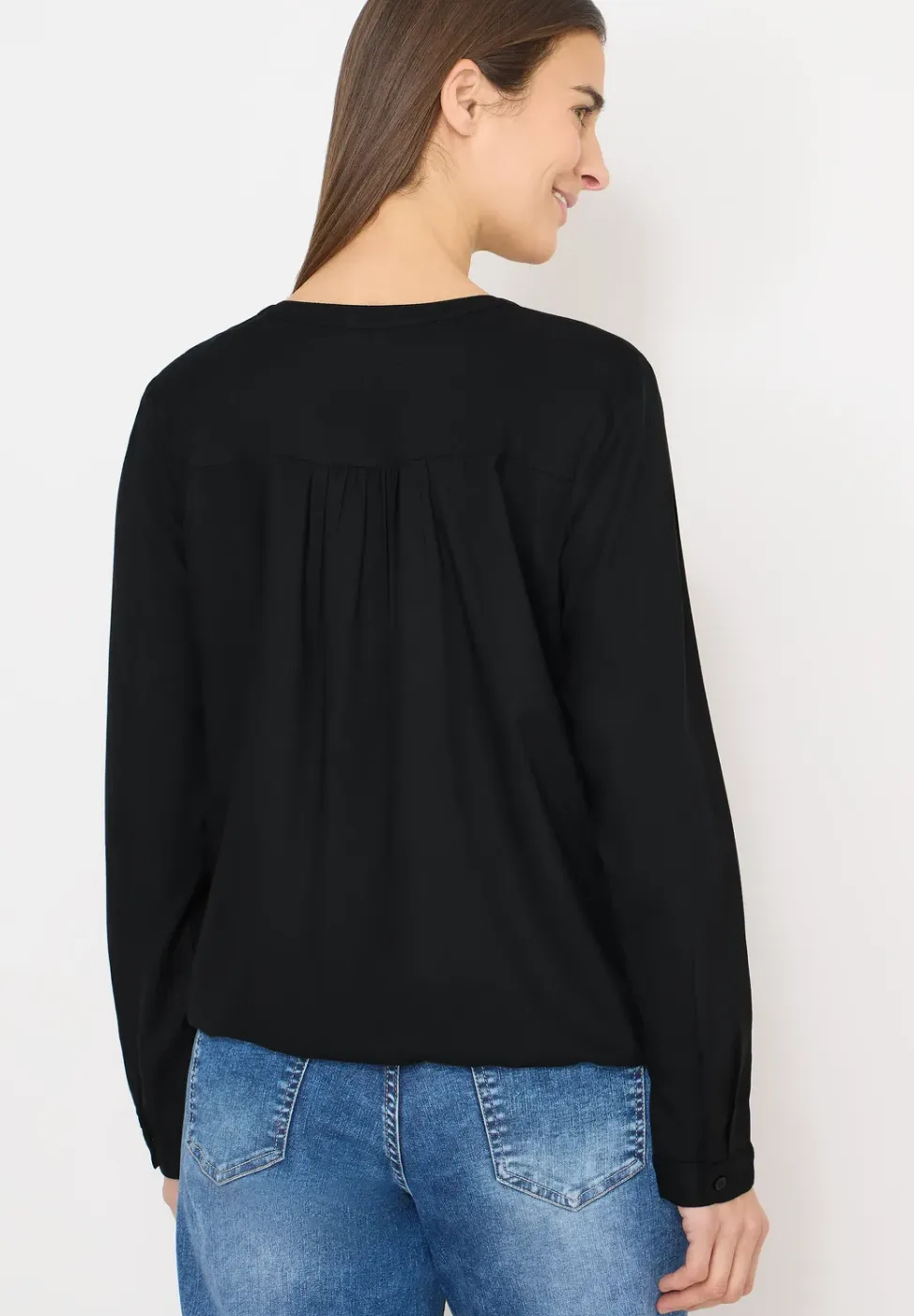 Blouse in effen kleur