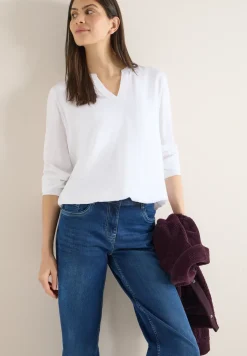 Blouse in effen kleur