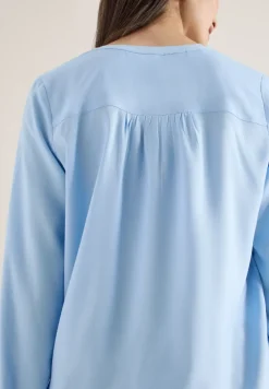 Blouse in effen kleur