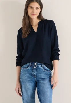 Blouse in effen kleur